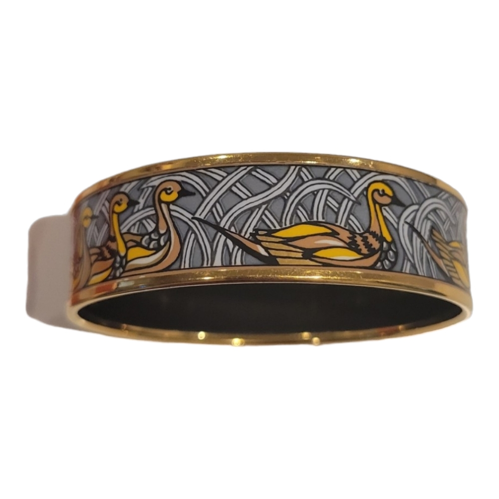Authentic Hermes Paris Large Bangle Bracelet